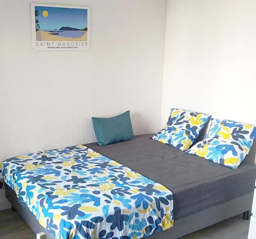 Charmant Studio Climatise 24 M2 Terrasse A 100M De La Plage 생 망드리에 쉬르 메르 외부 사진